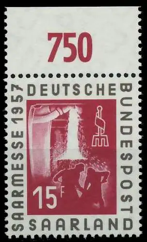 SAAR OPD 1957 Nr 400 postfrisch ORA 79C9C2