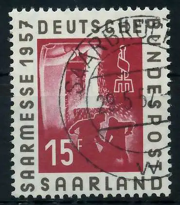SAAR OPD 1957 Nr 400 gestempelt 79C9F6