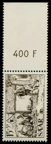 SAARLAND 1956 Nr 370 postfrisch ORA 79DB86