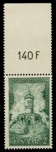 SAARLAND 1956 Nr 373 postfrisch ORA 79DBA6