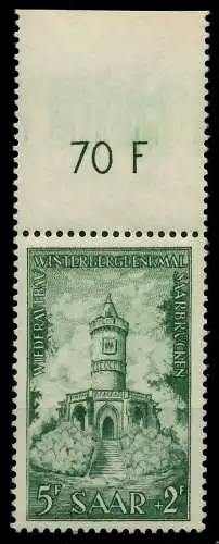 SAARLAND 1956 Nr 373 postfrisch ORA 79DBAE