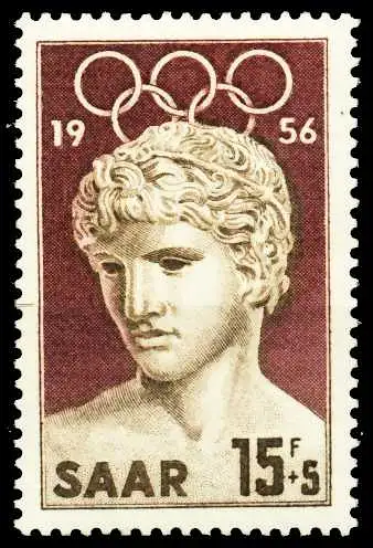 SAARLAND 1956 Nr 372 postfrisch S3EA23E