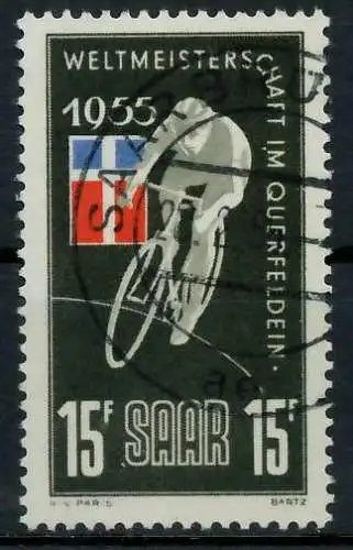 SAARLAND 1955 Nr 357 gestempelt 79DE4A