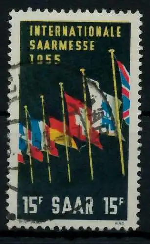 SAARLAND 1955 Nr 359 gestempelt 79DE52
