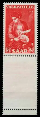 SAARLAND 1954 Nr 354L postfrisch URA 79DF6E