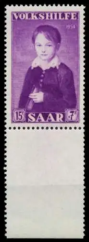 SAARLAND 1954 Nr 356 postfrisch URA 79DF82