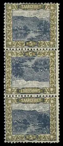 SAARGEBIET LANDS.BILD Nr 53A Kdr III IV ungebraucht 79E1AE