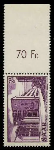 SAARLAND 1952 Nr 320 postfrisch ORA 7A145A