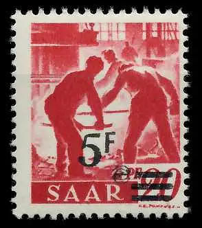 SAARLAND 1947 Nr 232ZII postfrisch S3EC4BA