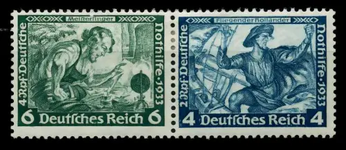 D-REICH ZUSAMMENDRUCK Nr W47 ungebraucht WAAGR PAAR 7A174E