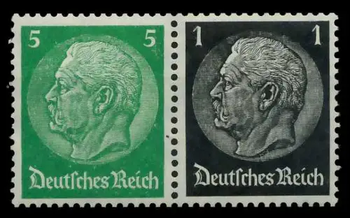 D-REICH ZUSAMMENDRUCK Nr W59 postfrisch WAAGR PAAR 7A17EA