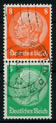 D-REICH ZUSAMMENDRUCK Nr S121 gestempelt SENKR PAAR 7A1802