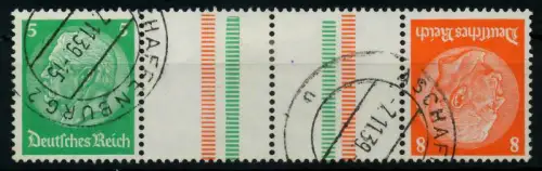 D-REICH ZUSAMMENDRUCK Nr KZ21.1 gestempelt 4ER STR 7A1836