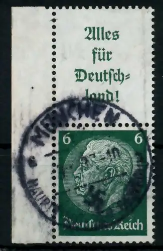 D-REICH ZUSAMMENDRUCK Nr S139 zentrisch gestempelt SENKR PAA 7A1872