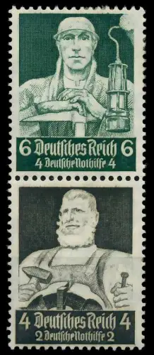 D-REICH ZUSAMMENDRUCK Nr S221 ungebraucht SENKR PAAR 7A1912