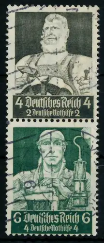 D-REICH ZUSAMMENDRUCK Nr S219 gestempelt SENKR PAAR 7A1916