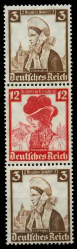 D-REICH ZUSAMMENDRUCK Nr S238 postfrisch 3ER STR 7A1A36