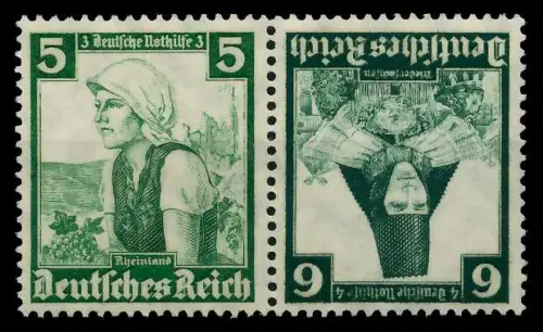 D-REICH ZUSAMMENDRUCK Nr K25 postfrisch SENKR PAAR 7A1A4E