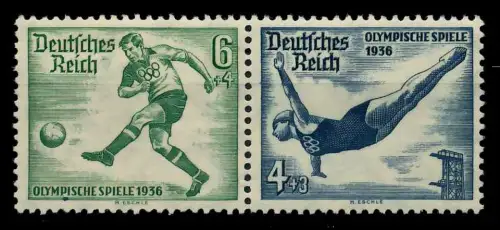 D-REICH ZUSAMMENDRUCK Nr W105 postfrisch WAAGR PAAR 7A1AC6