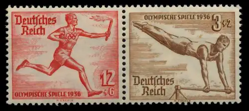 D-REICH ZUSAMMENDRUCK Nr W109 postfrisch WAAGR PAAR 7A3AE6