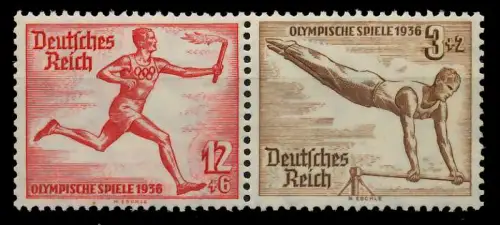 D-REICH ZUSAMMENDRUCK Nr W109 postfrisch WAAGR PAAR 7A3AEE