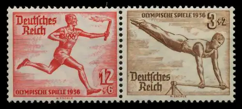 D-REICH ZUSAMMENDRUCK Nr W109 postfrisch WAAGR PAAR 7A3AF6
