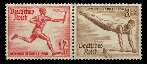 D-REICH ZUSAMMENDRUCK Nr W109 postfrisch WAAGR PAAR 7A3B1A