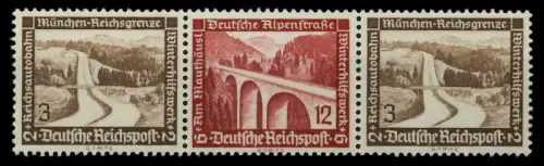 D-REICH ZUSAMMENDRUCK Nr W116 postfrisch 3ER STR 7A3B86