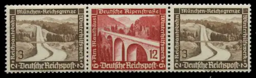 D-REICH ZUSAMMENDRUCK Nr W116 postfrisch 3ER STR 7A3B9E