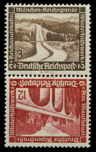 D-REICH ZUSAMMENDRUCK Nr SK30 ungebraucht SENKR PAAR 7A3C3E