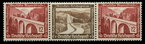 D-REICH ZUSAMMENDRUCK Nr W118 postfrisch 3ER STR 7A3C52