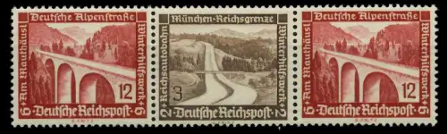 D-REICH ZUSAMMENDRUCK Nr W118 postfrisch 3ER STR 7A3C56
