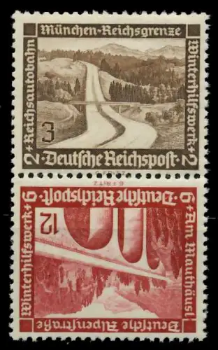 D-REICH ZUSAMMENDRUCK Nr SK30 ungebraucht SENKR PAAR 7A3C62