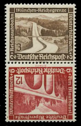 D-REICH ZUSAMMENDRUCK Nr SK30 postfrisch SENKR PAAR 7A3C7A