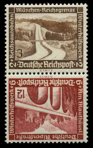 D-REICH ZUSAMMENDRUCK Nr SK30 postfrisch SENKR PAAR 7A3C96