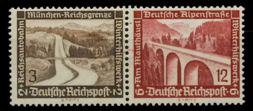 D-REICH ZUSAMMENDRUCK Nr W115 ungebraucht WAAGR PAAR 7A3CCE