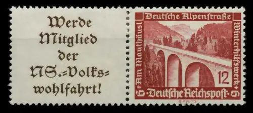 D-REICH ZUSAMMENDRUCK Nr W111 ungebraucht WAAGR PAAR 7A3CD2