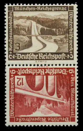 D-REICH ZUSAMMENDRUCK Nr SK30 postfrisch SENKR PAAR 7A3CD6