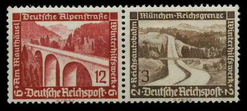 D-REICH ZUSAMMENDRUCK Nr W117 ungebraucht WAAGR PAAR 7A3CDA