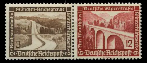 D-REICH ZUSAMMENDRUCK Nr W115 ungebraucht WAAGR PAAR 7A3CEA