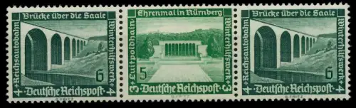 D-REICH ZUSAMMENDRUCK Nr W122 postfrisch 3ER STR 7A3D12