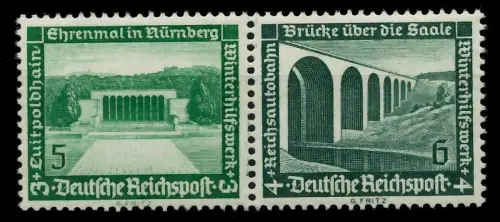 D-REICH ZUSAMMENDRUCK Nr W119 postfrisch WAAGR PAAR 7A3D52