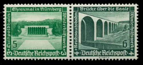 D-REICH ZUSAMMENDRUCK Nr W119 postfrisch WAAGR PAAR 7A3D6E