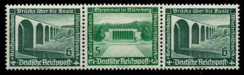 D-REICH ZUSAMMENDRUCK Nr W122 postfrisch 3ER STR 7A3D76