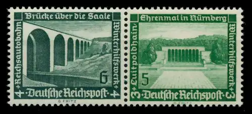 D-REICH ZUSAMMENDRUCK Nr W121 postfrisch WAAGR PAAR 7A3D96