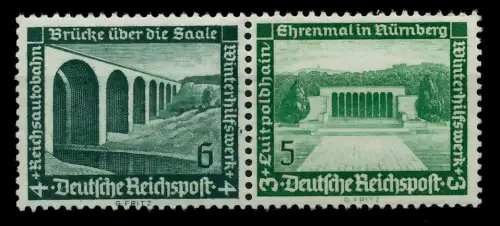 D-REICH ZUSAMMENDRUCK Nr W121 postfrisch WAAGR PAAR 7A3DB6