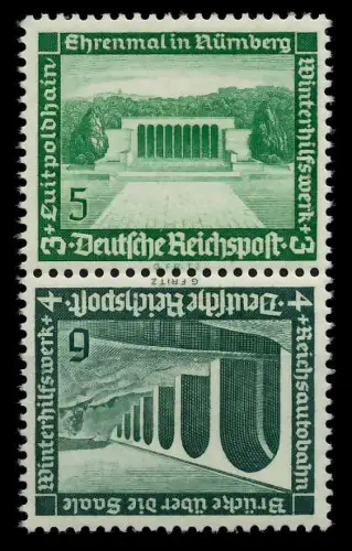 D-REICH ZUSAMMENDRUCK Nr SK29 postfrisch SENKR PAAR 7A3DBE