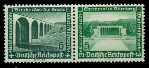 D-REICH ZUSAMMENDRUCK Nr W121 postfrisch WAAGR PAAR 7A3DCA