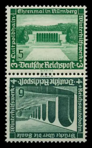 D-REICH ZUSAMMENDRUCK Nr SK29 postfrisch SENKR PAAR 7A3DF2