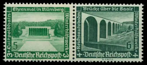 D-REICH ZUSAMMENDRUCK Nr W119 ungebraucht WAAGR PAAR 7A3E2A